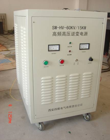 What are the advantages of using high voltage power for high voltage power air compressors?